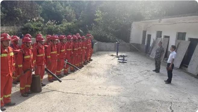 道縣組織應急滅火演練, 筑牢森林防火屏障