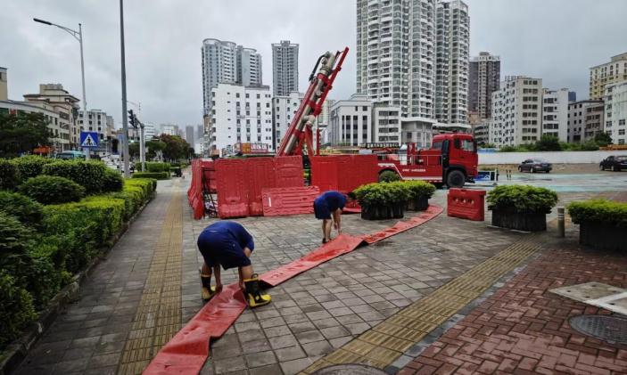 聞“汛”而動！他們沖在防汛抗臺第一線！